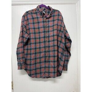 Brooks Brothers Flannel Long Sleeve Mens Shirt Size XL Cabincore Fall Winter
